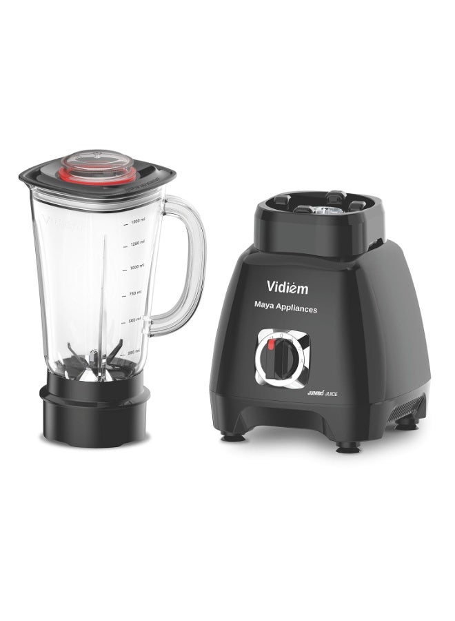 فيديم Vidiem Jumbo Juice 1000W Juicer Mixer Grinder (Black) | 1 Multipurpose Jar | Juicer Blender for Smoothies, Ice Crushing, Fruit Juices, Nutri Blending | 1-Year Warranty - Image 1
